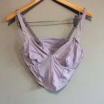 Gilly Hicks NWOT  Micro-Modal + Mesh Bustier | Size: L | Lavender Photo 1