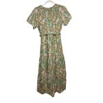 A pea in the pod Pea in the Pod Green Floral Tiered Maxi Dress NWT Sz. M Photo 2