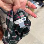 Old Navy Dark Green Plaid Button-Down Shirt Photo 5