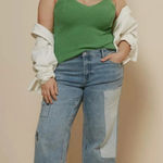 Maeve NWT Anthropologie Everyday Maryanne Sweater Tank Kelly Green Size XL Photo 0