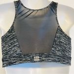 Victoria's Secret Victoria’s Secret VSX Mesh Cut Out Back V Neck Front Sports Bra Small Gray Black Photo 4