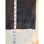 Eileen Fisher Linen Dark Wash Mandarin Collar Cross Dye Midi Button Dress Size S Photo 5