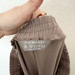 Primark [] Brown White High Rise Side Stripe Wide Leg Pants Elastic Waist Size XL Photo 9