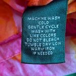 Ralph Lauren  vibrant dloral coverup/tunic top with drawstring dolman sleeves S/P Photo 6