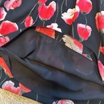 Aritzia Wilfred Hosta Black and Red Floral Off Shoulder Short Dress Photo 4