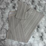 House of Harlow Two piece set knitted Pants tank top beige size large NWT NEW Tan Photo 0