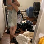 ZARA blue denim mini dress Photo 4