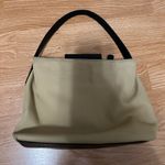 Coach  Tan + Black Small Arm Purse Handbag Vintage Desinger Canvas + Leather 7417 Photo 0