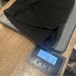 Dollhouse  Black Denim Shorts Juniors Size 5/6 Roll Up Buttonfly Stretch Distress Photo 5