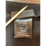 Citiknits Travel Knit Slinky Top Womens Large Black Blouse Witchy Goth‎ Mature Photo 4