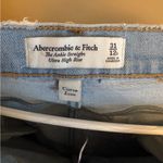Abercrombie & Fitch Abercrombie Distressed Light Blue Jeans Photo 2