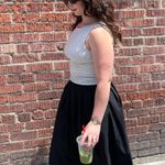 ZARA black midi skirt sz m Photo 1