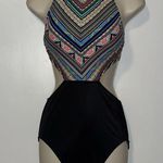 Beach Betty by Miracle Brands One Piece Monokini Swimsuit Women’s Small S Black Photo 0