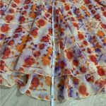 Aerie  Chiffon Ruffle Wrap Mini Micro Skirt | Vibrant Floral | XL Photo 8