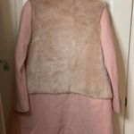 ZARA pink wool peacoat faux fur S blogger fave S Photo 12