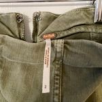 Free People Green Denim Skirt Photo 2