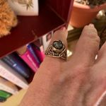 Russian Shungite Solid Sterling Silver Israeli Style Ring Size 7 Photo 6