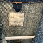 J.Crew Trucker Jean Jacket Women Cropped 02661 Blue Denim Stretch size XS Photo 1