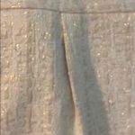 Merona  Womens Tweed Metallic Mini Skirt Size 10‎ Gold Sparkle ALine Pleated Photo 1