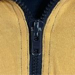 Adrienne Vittadini Women’s  Oversized Yellow Blue & White Hoodie Size Medium Photo 4