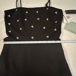 City Triangles  Black Fringe Romper Short Junior Women’s Size 9 Photo 9