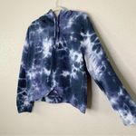 Jolie & Joy Women’s Size 2X Tie Dye Hoodie Crop Sweatshirt Blue Photo 1