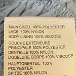 Free People NEW  Daphane Blue Floral Print and Llace Top Size Small Photo 8