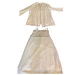 Studio I  CREAM SHIFT DRESS WITH SHEER JACKET & SEQUIN  EMBROIDERED ACCENTS (14) Photo 8