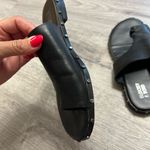Bleecker and Bond  HEIDI SANDAL Womens Black with metal accents on sole size 7 Photo 3