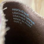 Nisolo Leather Lima Slide On Shoes in Brandy Brown Size 5 Photo 10