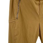 Athleta Trekkie North High Rise Jogger Pants Big Sur Brown Front Zippers Size 14 Photo 2