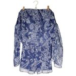 The Jetset Diaries Midnight Paisley Print Romper Size Small Blue New Photo 3