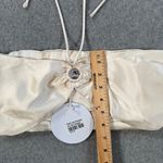 Princess Polly Odette Satin Crop Top Halter Women's 2 Champagne New Photo 4