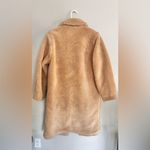Alo Yoga NWOT Oversized Sherpa Trench Coat In Camel Teddy Jacket Size XXS Photo 6