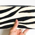 Club Monaco zip around calf hair leather wallet NEW Photo 0