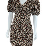 English Factory  Medium Leopard Ruffle Dress M Medium‎ Photo 0