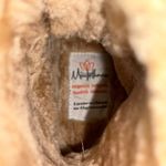 Montelliana Shearling Fur Suede Boots 37 Yellow Size 7 Photo 6