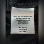 Eileen Fisher Pull On Straight Ponte Pants Size PS Black Photo 8