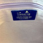 Liz Claiborne Vintage Beige Large Triangle Tote Bag Photo 5