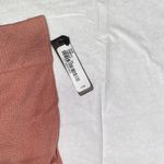 SKIMS NWT  Rose Clay Pink Ribbed Knit Stretch Rib Shorts Women's Size S/M Photo 5