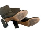 Diane Von Furstenberg  DVF Black Grace Boots Leather High Heel Silver Size 9.5 Photo 11