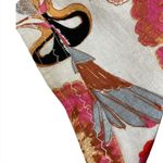 Original One of a kind Handmade Floral Cap Sleeve Linen cotton Tunic Dress M Size M Photo 6