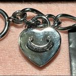 Juicy Couture  Silver Links Adjustable Heart Charm Bracelet in Box Photo 7