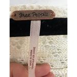 Free People Pointelle Breeze Bell Sleeve Top Tunic Medium M Blue Ivory Photo 6