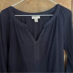 Loft Ann Taylor  Long Sleeve Lightweight Cute Subtle Beading. Beautiful! SP Photo 10