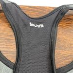 Adidas Women's Solid Pullover Racerback Techfit Sports Bra Gray Size Medium Photo 1