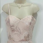 Dress the Population  Anabel Sequin Sweetheart Gown Pink Floral XS Prom Bridal Photo 1