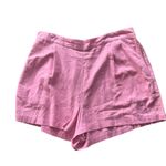 Madewell NWT  Solid Linen Blend Shorts XX-Large, RETRO PINK Photo 4
