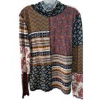 Sundance NWT  Boho Patchwork Melody Top Cotton Modal Size Large Photo 1