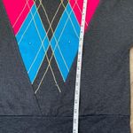 Vintage 80s 90s Grey Pink 3/4 Sleeve Crop Sweater ~ Made In USA ~ Size S(4 Photo 7